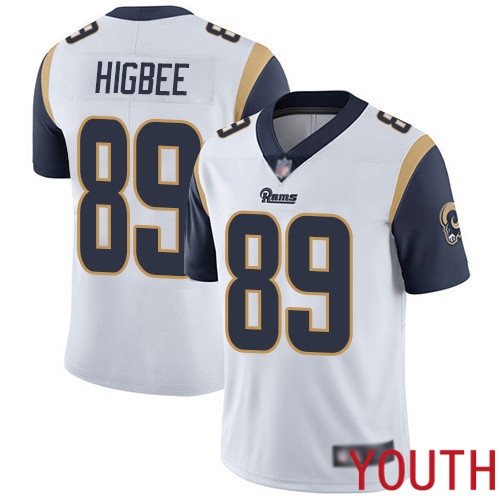Los Angeles Rams Limited White Youth Tyler Higbee Road Jersey NFL Football #89 Vapor Untouchable